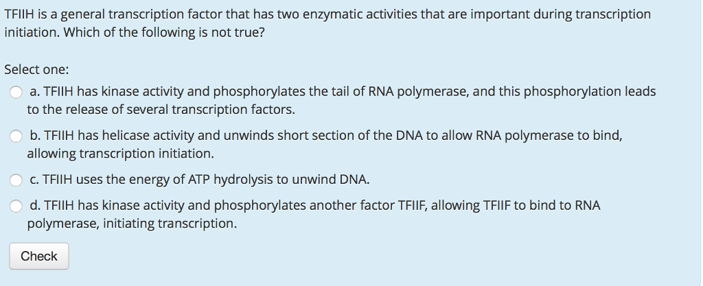 tfiih is a general transcription factor