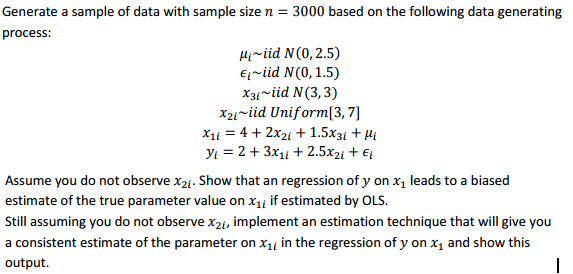 Download Generate A Sample Of Data With Sample Size N 300 Chegg Com