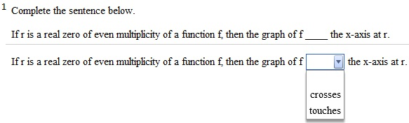 Solved Complete The Sentence Below. If R Is A Real Zero O