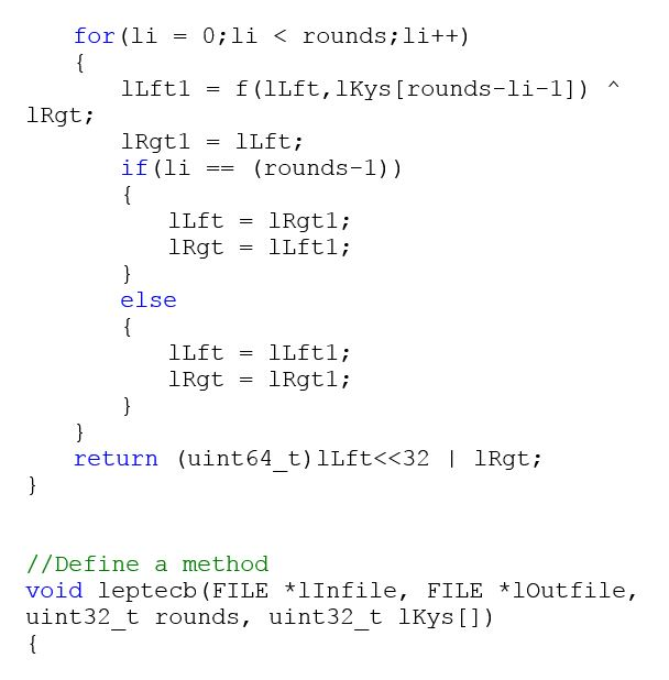Answered! Write a Feistal structure in C++ Program should read the number of rounds and key from command line.... 8