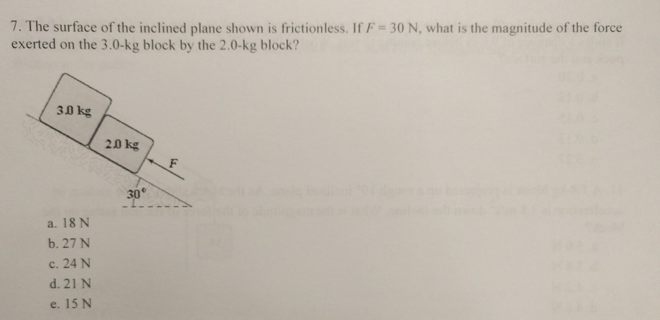 7 The Surface Of The Inclined Plane Shown Is Chegg 