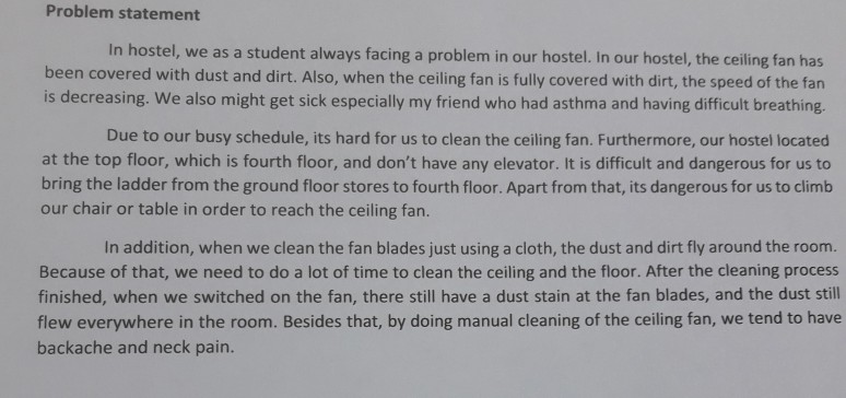 Solved Problem Statement In Hostel We As A Student Alway