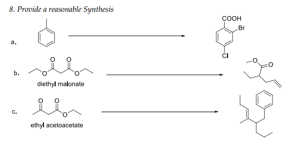 Provide A Reasonable Synthesis | Chegg.com