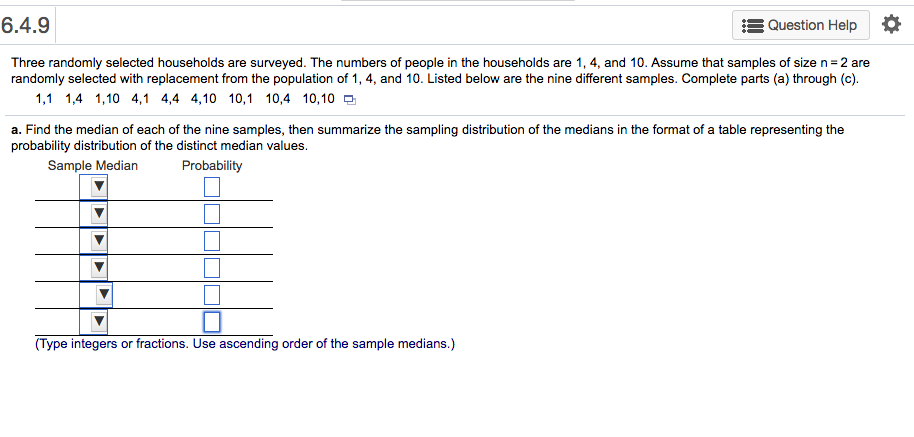 Solved Three Randomly Selected Households Are Surveyed T Chegg Com