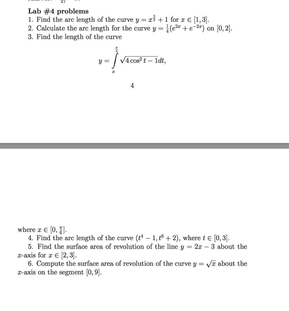 Find The Arc Length Of The Curve Y X 3 2 1 For X Chegg Com Find The Arc Length Of The Curve Y X 3 2 1 For X Chegg Com
