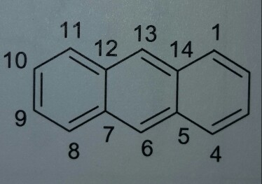 anthracene structure c14h10