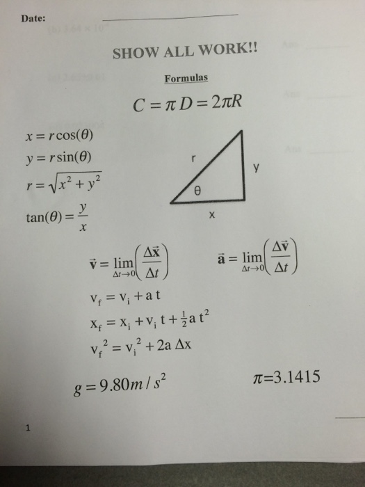 C Pi D 2 Pi R X R Cos Theta Y R Sin The Chegg Com