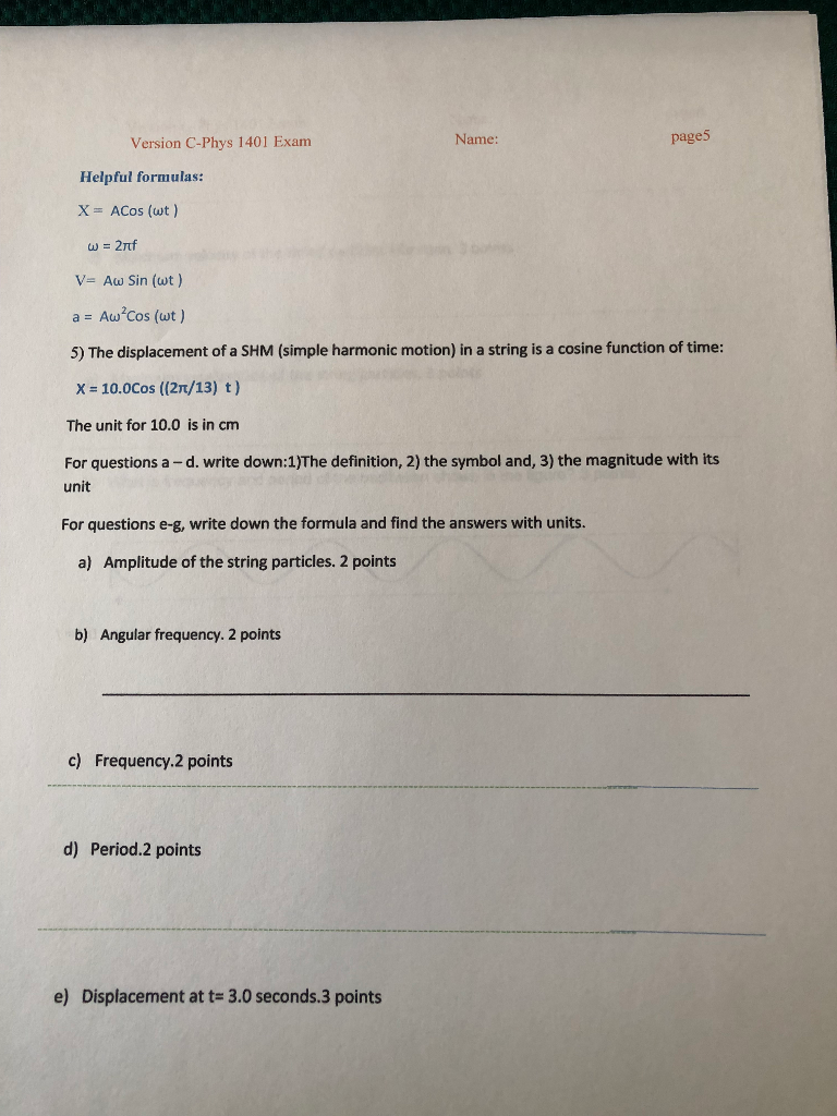Version Solved: C-Phys Helpful Name: Formu Page5 1401 ... Exam