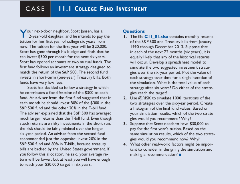 Case 11 1 College Fund Investment Y Our Next Door