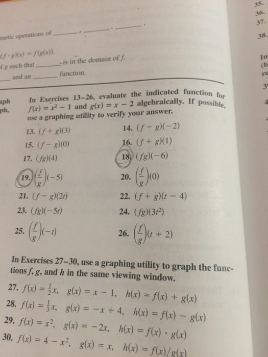 Evaluate The Indicated Function For F X X 2 1 Chegg Com