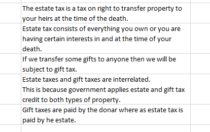 Question & Answer: Module one Discussion TAX 665 Gift and Estate Taxation..... 1