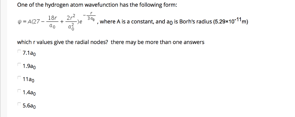 Solved How Many Degenerate Orbitals Are There In A Hydrog