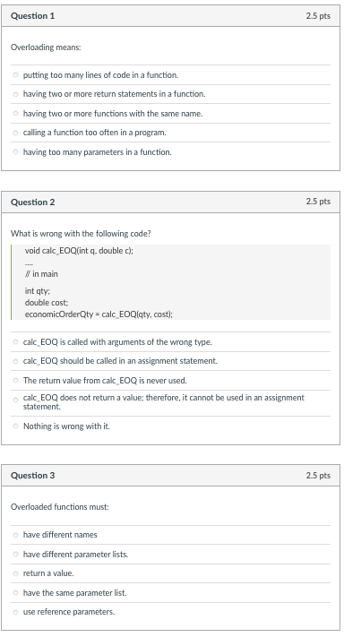 What is the meaning of I'm overloaded ? - Question about