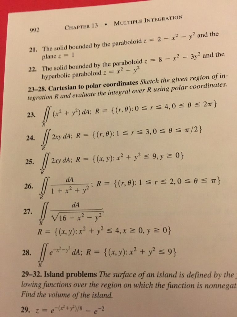 The Solid Bounded By The Paraboloid Z 2 X 2 Y 2 Chegg Com