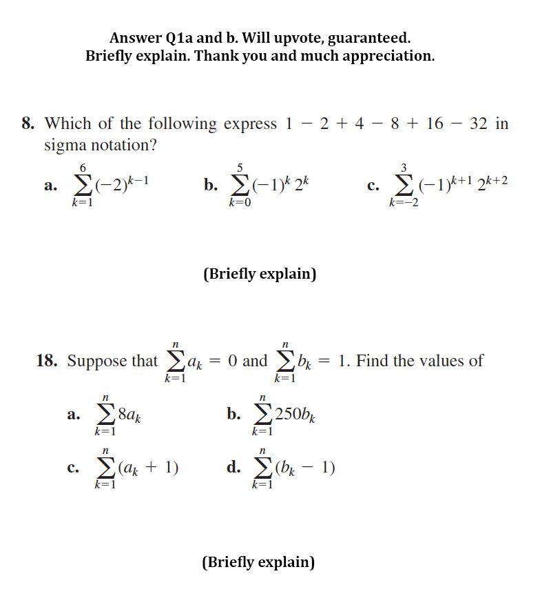 Solved Which Of The Following Express 1 2 4 8 16 Chegg Com