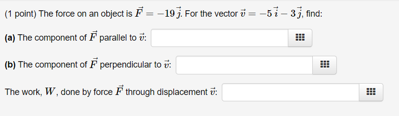 Solved The Force On An Object Is F 19 J For The Vecto Chegg Com