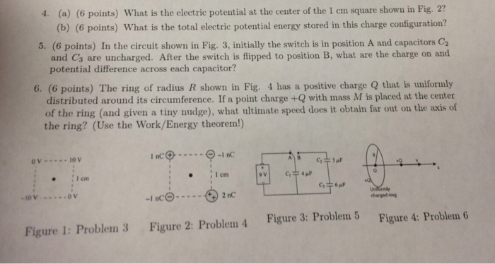 Solved: What Is The Electric Potential At The Center Of Th... | Chegg.com