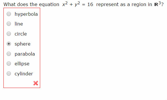 Solved What Does The Equation X2 Y2 16 Represent As A Chegg Com