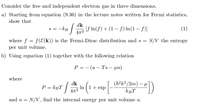 entropy equation statistics