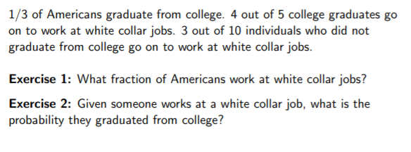 solved 1 3 of americans graduate from college 4 out of 5 jobs out of college