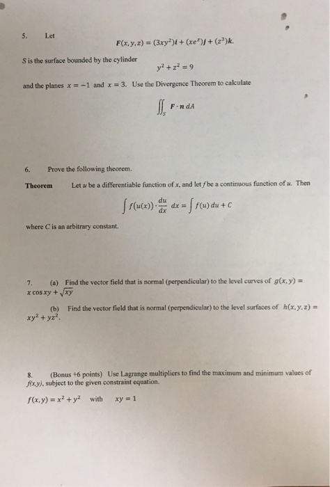 Solved Let F X Y Z 3xy 2 I X E Z J Z 3 K S I Chegg Com