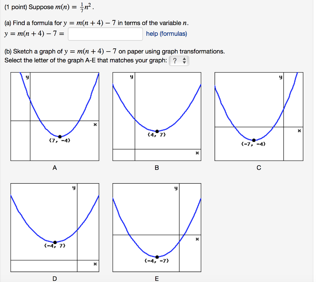 Suppose M N 1 7 N 2 A Find A Formula For Y Chegg Com