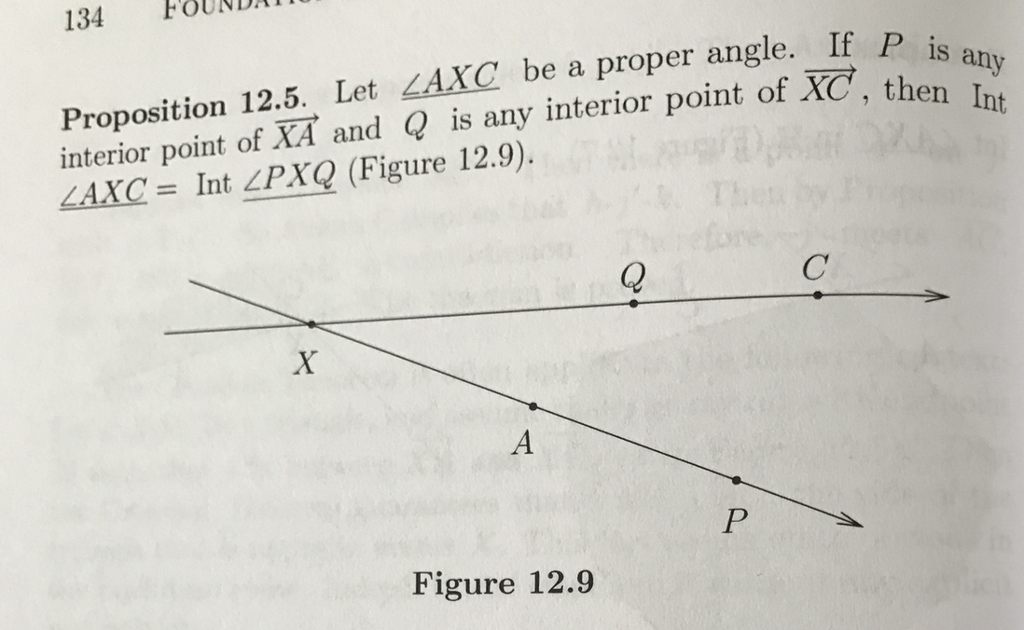 Solved Let Axc Be A Proper Angle If P Is Any Interior Po