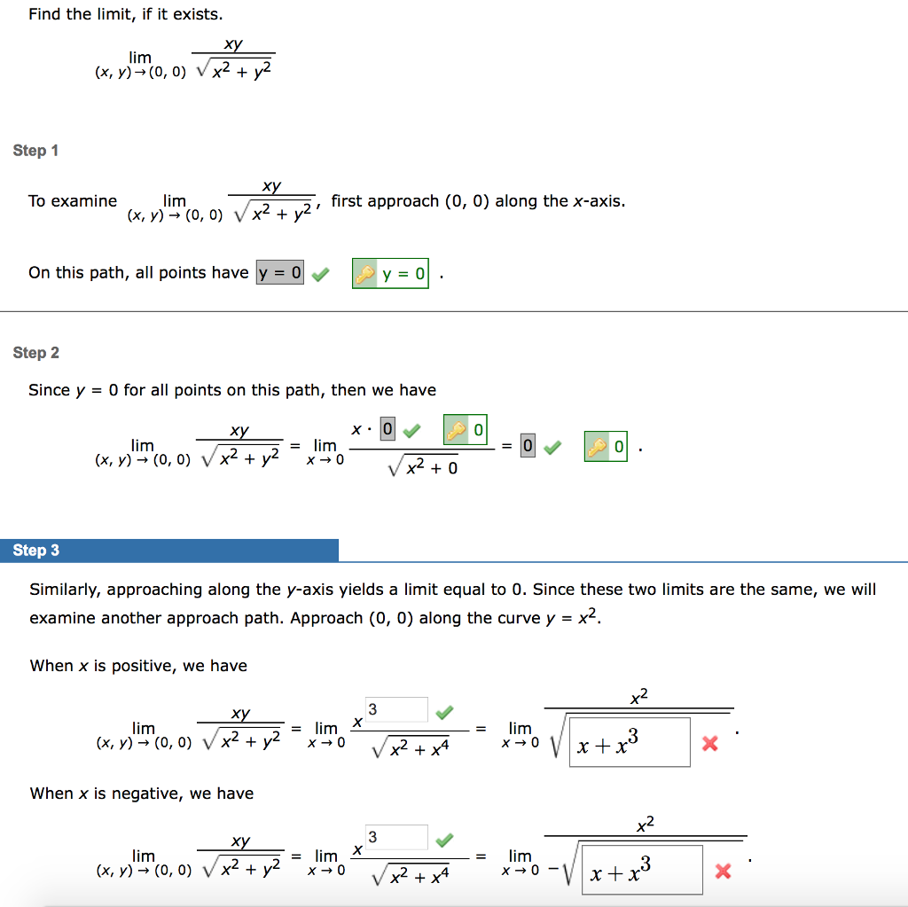 Solved Find The Limit If It Exists Im X Y 0 0 X2 Chegg Com