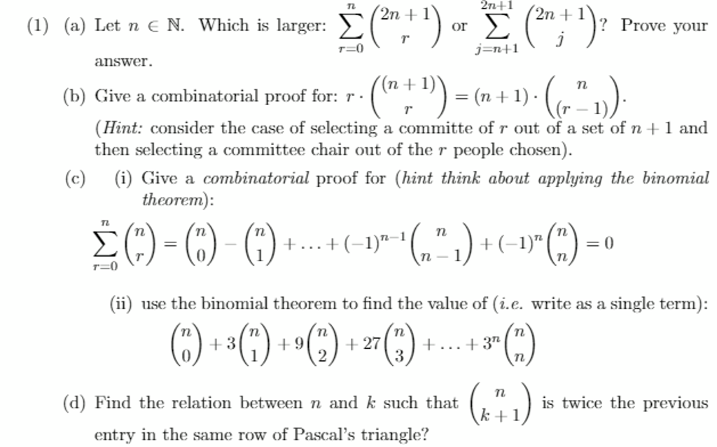 Solved Let N Elementof N Which Is Larger Sigma N R 0 2 Chegg Com Solved Let N Elementof N Which Is Larger Sigma N R 0 2 Chegg Com
