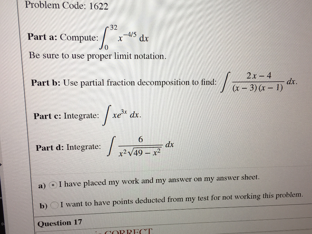 Sure ... Be A: T 1622 Solved: 32 Problem Compute: Code: Part X