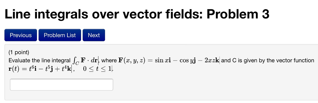 Solved Evaluate The Line Integral Cf Dr Where F X Y Z Chegg Com