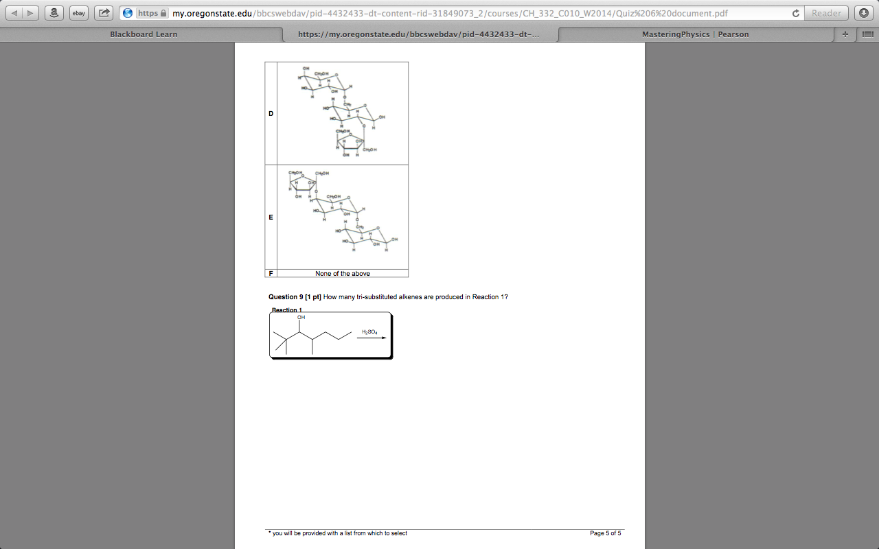 solving problem quiz chemistry This Solve Chemistry Quiz Organic  Chegg.com Help Me