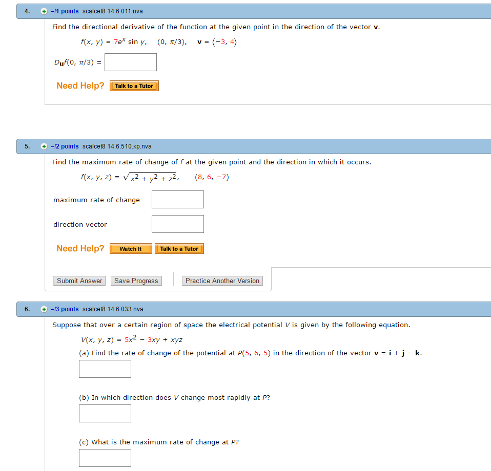 Solved Find The Directional Derivative Of The Function At Chegg Com Solved Find The Directional Derivative Of The Function At Chegg Com