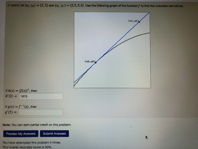 Solved 1 Point Let O Jd 25 And Xby 2 5 5 3 Us Chegg Com