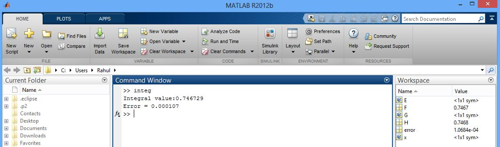 Answered! Matlab Question Integrals that cannot be evaluated in closed form sometimes can be evaluated approximately by using a series... 2