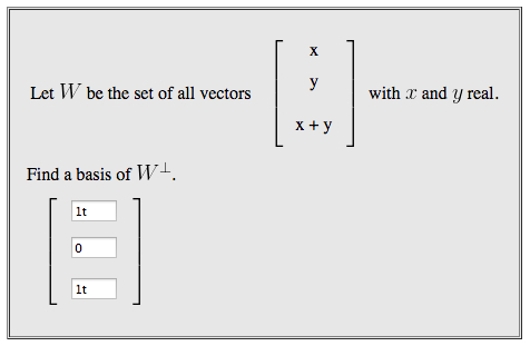 Solved Let W Be The Set Of All Vectors Xyx Y With X And Chegg Com
