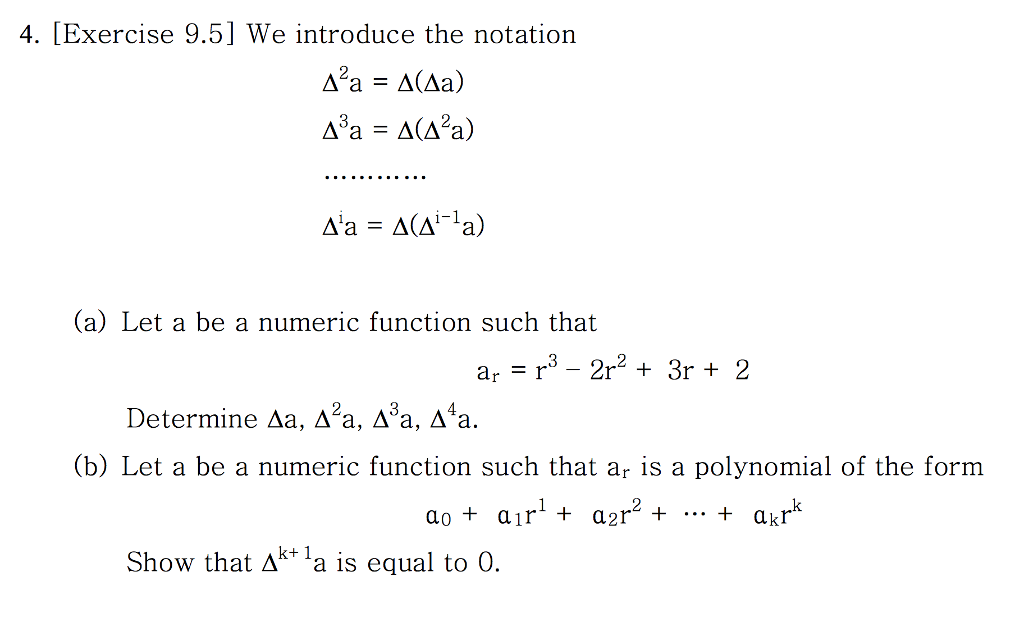 Solved We Introduce The Notation Delta 2 A Delta Delta Chegg Com