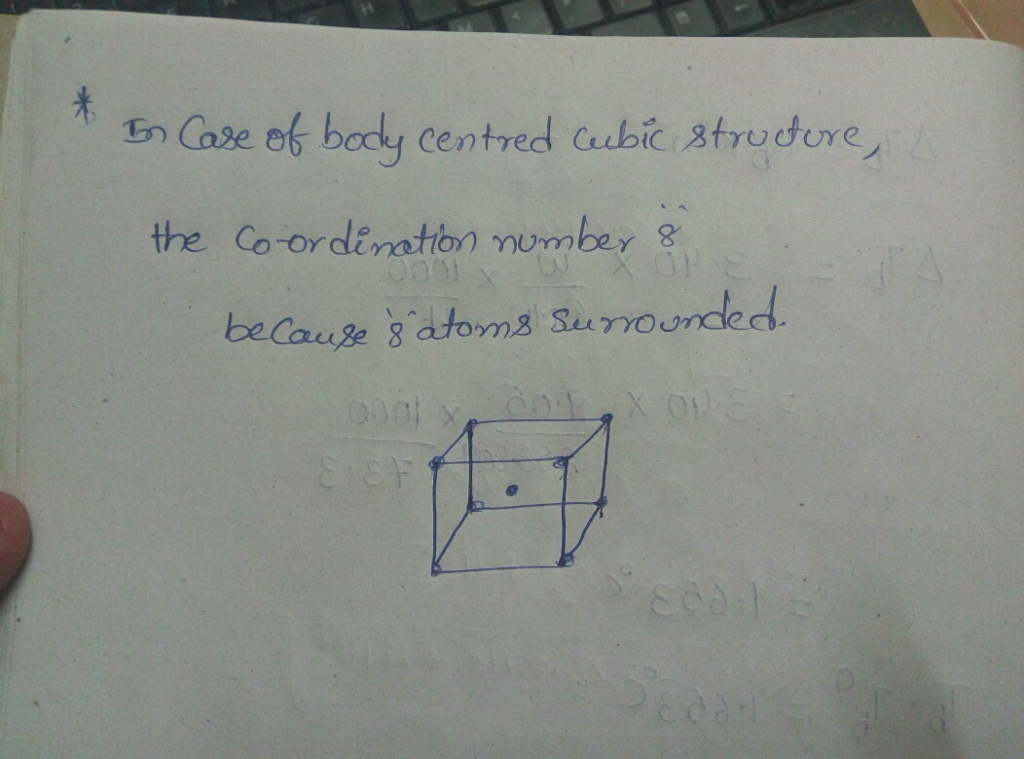 Question & Answer: What is the coordination number of a manganese atom in the body-centered cubic structure of..... 1