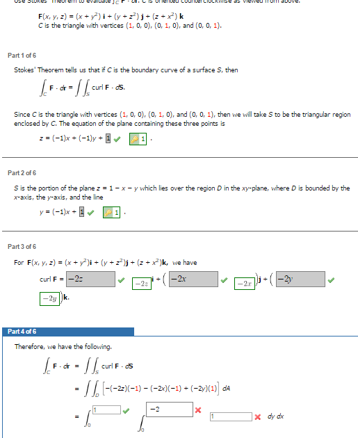 Solved Therefore We Have The Following F Dr C Curl Chegg Com