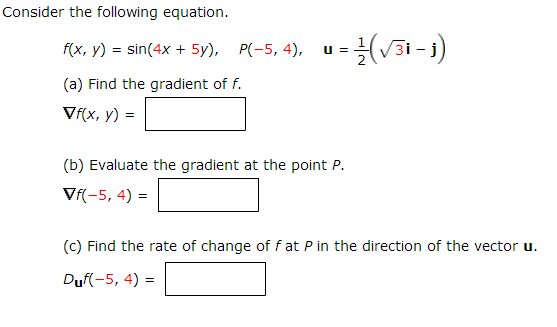 Solved Consider The Following Equation F X Y Sin 4x Chegg Com