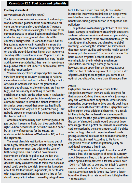 Which of the following examples best illustrates taxation using the progressive principle? image