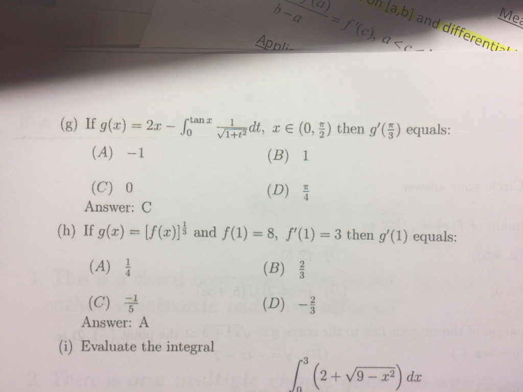 Solved If G X 2x Integral Tan X 0 1 Squareroot1 T 2 Chegg Com