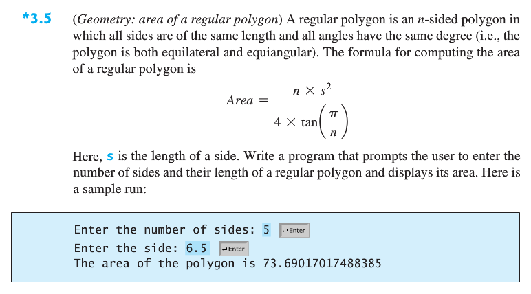 Solved A Regular Polygon Is An N Sided Polygon In Which All Chegg Com