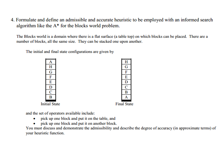 Solved: 4. Formulate And Define An Admissible And Accurate ...