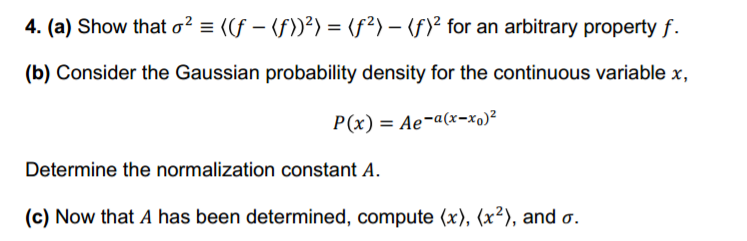 Solved Show That Sigma 2 F F 2 F 2 F 2 For Chegg Com