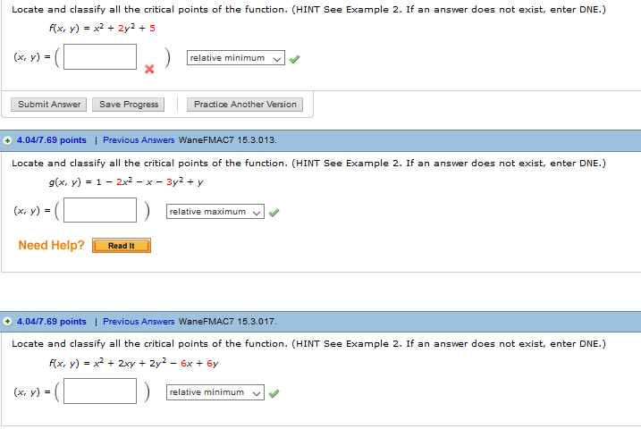 Solved Locate And Classify All The Critical Points Of The Chegg Com
