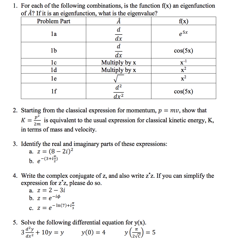 Solved 1 For Each Of The Following Combinations Is The Chegg Com