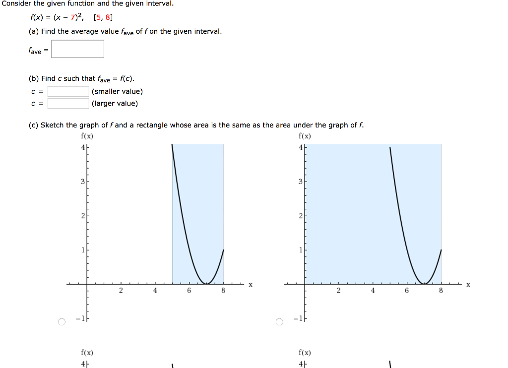 How To Find The Average Value Of A Function On An Interval