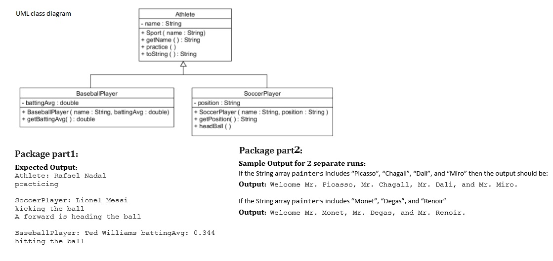 Solved: Java Code Issues ? //// The UML Diagram Has An Err ...
