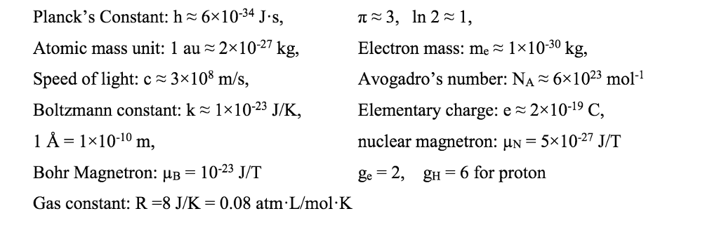 Planck S Constant H Almostequalto 6 Times 10 34 Chegg Com